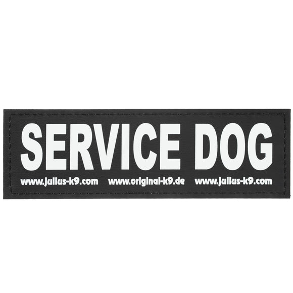 Julius-K9 Service Dog Patch Set – Large Velcro Attachment, 2 Pieces for Harness Customization