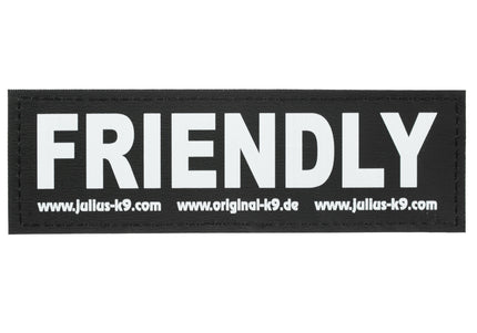 Julius-K9 Friendly Patch Set – Velcro Attachment, Small Size, 2 Pieces