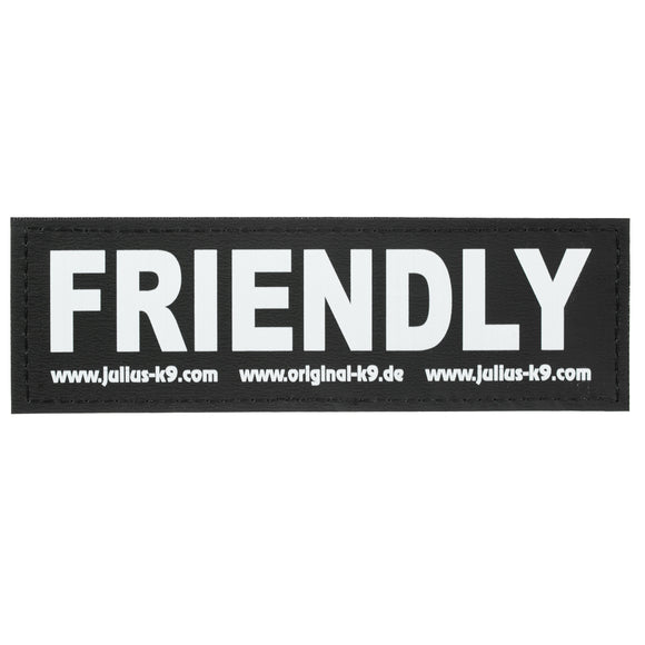 Julius-K9 Friendly Patch Set – Velcro Attachment, Small Size, 2 Pieces