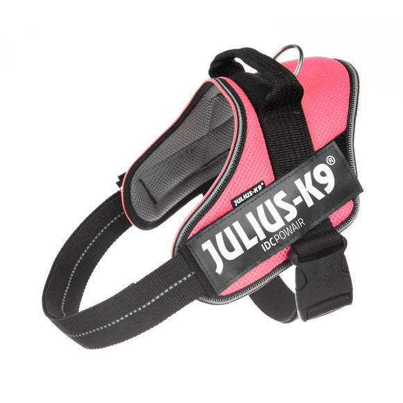 Julius K9 IDC Powair Harness Pink – Lightweight Breathable Mesh Dog Harness, Small Size