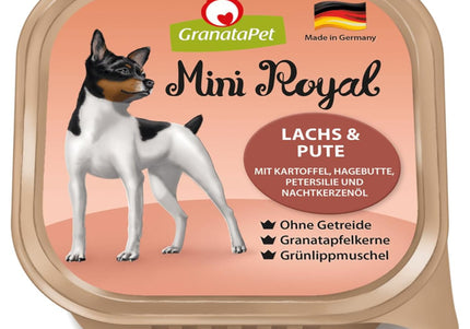 GranataPet Mini Royal Wet Food Set – Grain-Free Assorted Flavors, 6x150g Portions