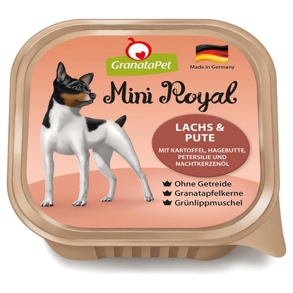 GranataPet Mini Royal Wet Food Set – Grain-Free Assorted Flavors, 6x150g Portions