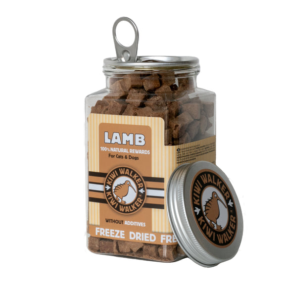 Kiwi Walker Snacks Lamb 90g – 100% Freeze-Dried Natural Lamb Treats, Single Ingredient