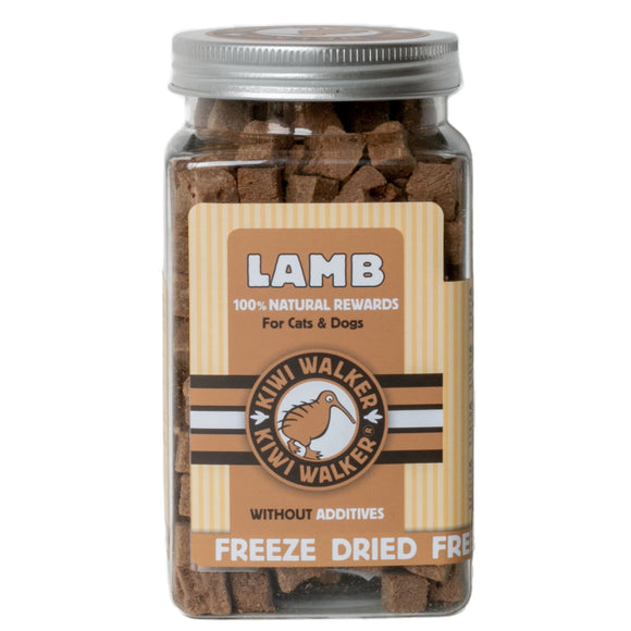 Kiwi Walker Snacks Lamb 90g – 100% Freeze-Dried Natural Lamb Treats, Single Ingredient