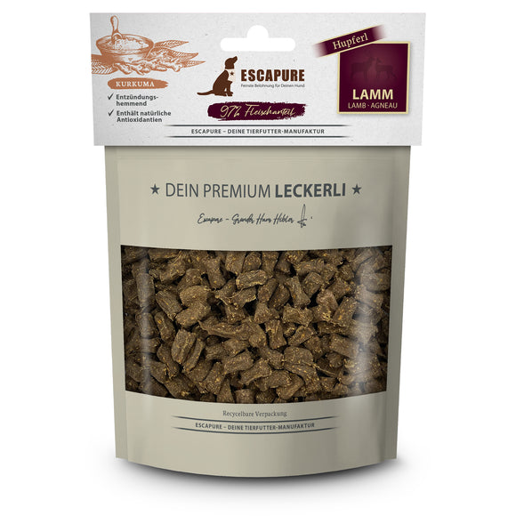 Escapure Premium Hupferl Lamb with Turmeric 150g – Natural Grain-Free Treats, Single Protein Recipe