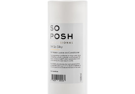 So Posh I'm So Silky Leave-On Conditioner – Moisturizing Detangling Concentrate, 1:16 Dilution, 1L
