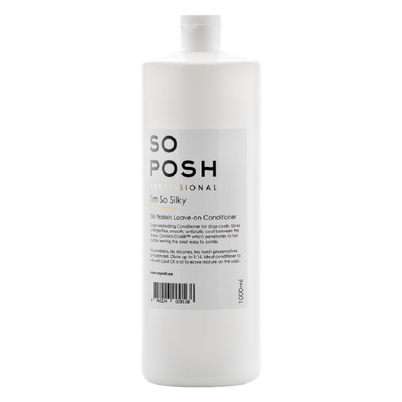 So Posh I'm So Silky Leave-On Conditioner – Moisturizing Detangling Concentrate, 1:16 Dilution, 1L
