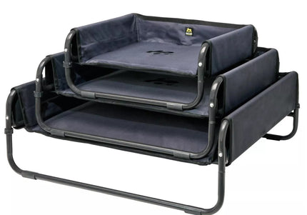 Maelson Soft Bed Anthracite – Solid Framed Dog Bed, Durable Fabric, Size S 56cm