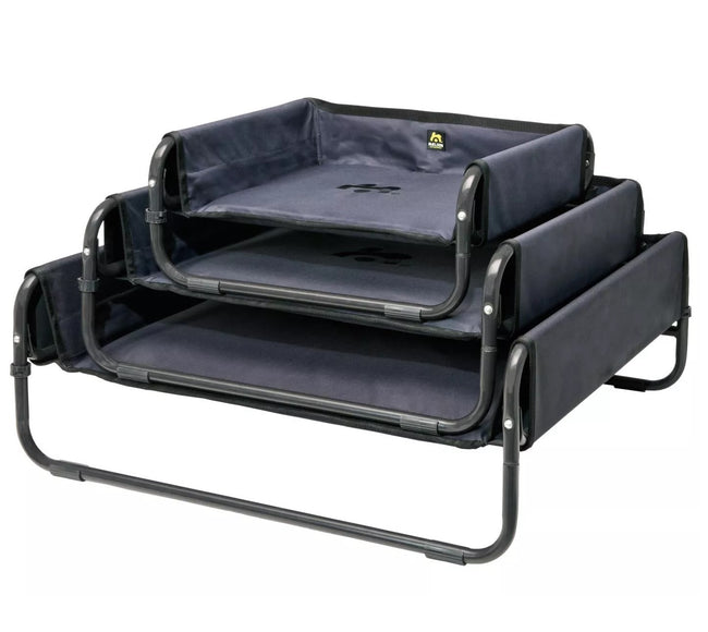 Maelson Soft Bed Anthracite – Solid Framed Dog Bed, Durable Fabric, Size S 56cm