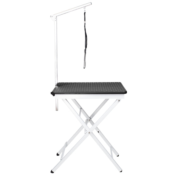 Blovi Display Table – Lightweight, Portable Grooming Station with 60x45cm Black Top