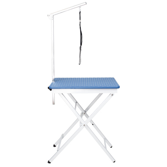 Blovi Display Table – Lightweight, Portable Grooming Station with 60x45cm Black Top