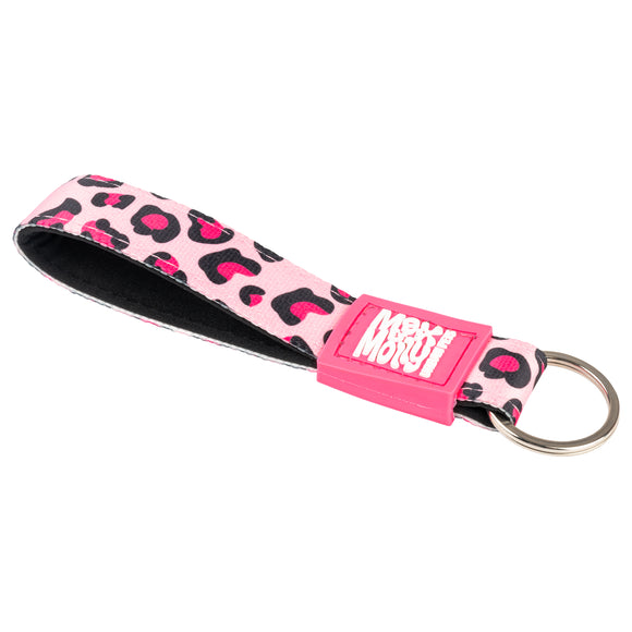 Max&Molly Leopard Pink Key Chain – Stylish Durable Accessory with Secure Clip