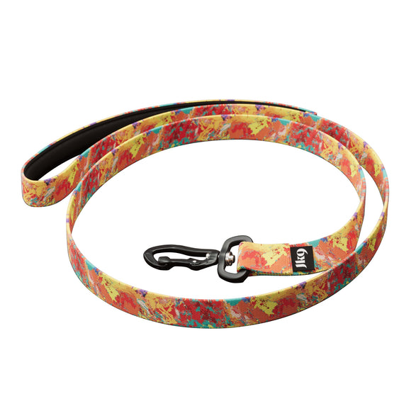Julius-K9 MoreColor Crazy Pattern Leash – Durable 120cm Tape Lead, Vibrant Design