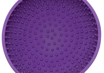 Lickimat Wobble Licking Bowl – Purple Textured Slow-Feed Design, Promotes Calm and Healthy Eating