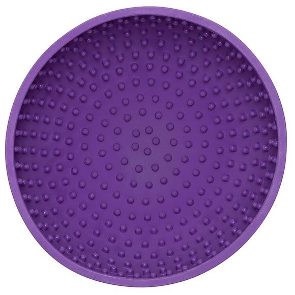 Lickimat Wobble Licking Bowl – Purple Textured Slow-Feed Design, Promotes Calm and Healthy Eating