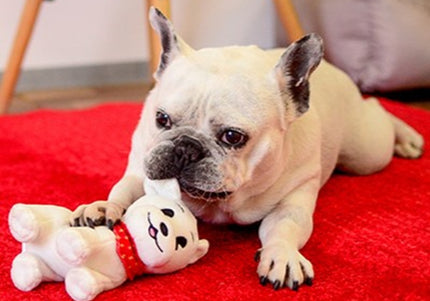 Dashi Pudgy Plush Toy – 13cm Soft Squeaker Betty Boop Dog Character, Durable Design
