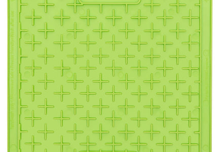 LickiMat Classic Buddy Soft Licking Mat – Cross Pattern, Purple, Calming Enrichment Tool