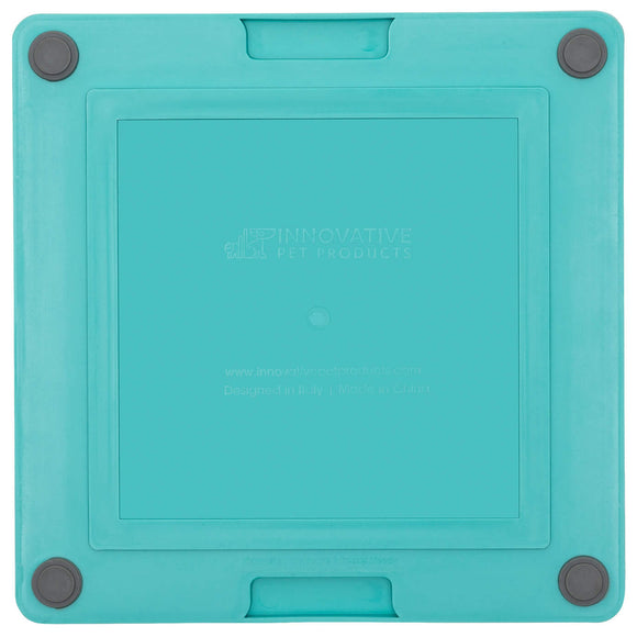 LickiMat Tuff Soother Dog Licking Mat – Hard Red Silicone with Timple Pattern, Durable Design