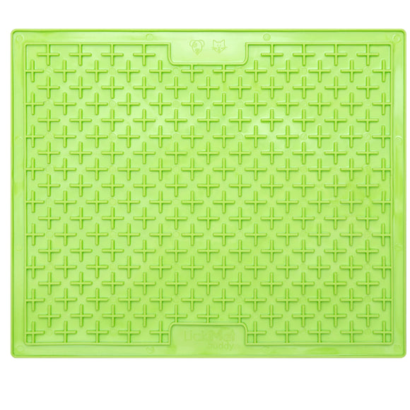 LickiMat Classic Buddy XL Licking Mat – Soft Cross Pattern, Large Size, Orange