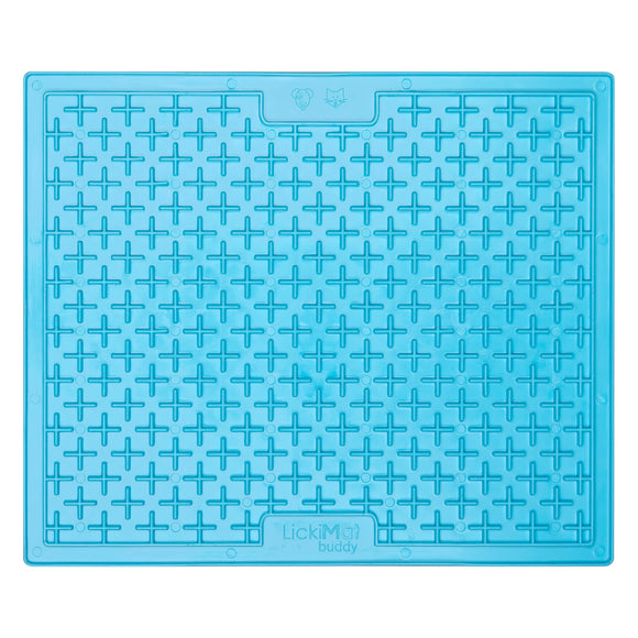 LickiMat Classic Buddy XL Licking Mat – Soft Cross Pattern, Large Size, Orange