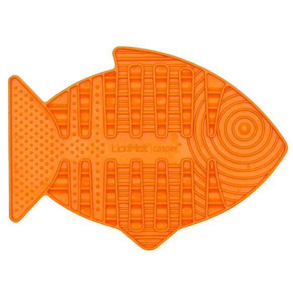 LickiMat Classic Casper Licking Mat – Soft Textured Purple Surface, Calming Enrichment Toy