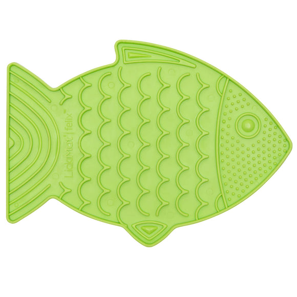 LickiMat Classic Felix Licking Mat – Soft Textured Purple Surface, Calming Enrichment Tool