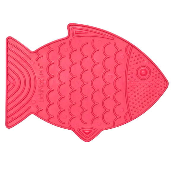 LickiMat Classic Felix Licking Mat – Soft Textured Purple Surface, Calming Enrichment Tool