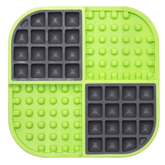 LickiMat Slomo Red Hard Licking Mat – Durable Slow-Feeding Enrichment Toy