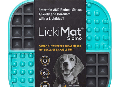 LickiMat Slomo Red Hard Licking Mat – Durable Slow-Feeding Enrichment Toy