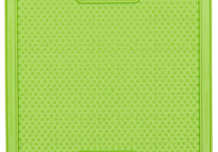 LickiMat Classic Soother Soft Licking Mat with Piping Pattern, Purple, Gentle Texture