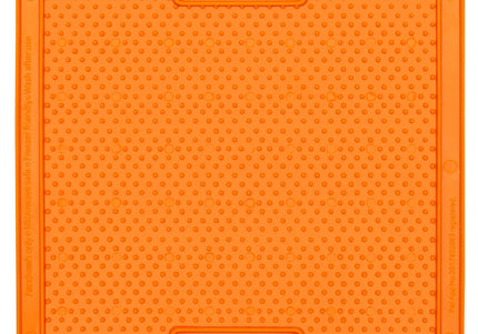 LickiMat Classic Soother Soft Licking Mat with Piping Pattern, Purple, Gentle Texture