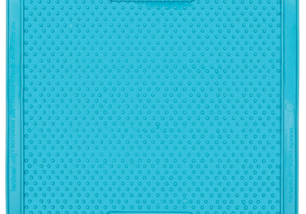 LickiMat Classic Soother Soft Licking Mat with Piping Pattern, Purple, Gentle Texture