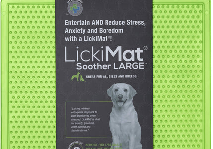 LickiMat Classic Soother XL – Soft Orange Licking Mat, Extra Large, Calming Enrichment Design