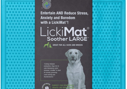 LickiMat Classic Soother XL – Soft Orange Licking Mat, Extra Large, Calming Enrichment Design