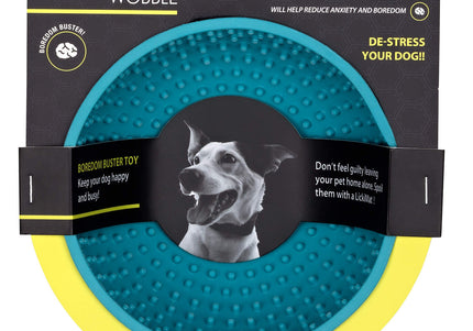 Lickimat Wobble Licking Bowl – Purple Textured Slow-Feed Design, Promotes Calm and Healthy Eating