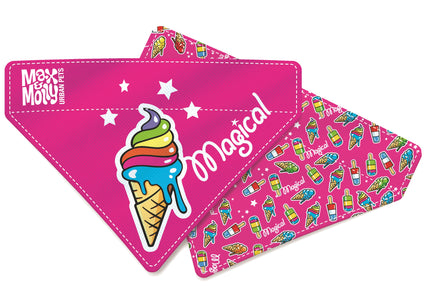 Max&Molly Magical Reversible Dog Bandana – Double-Sided Large Size, Vibrant Design