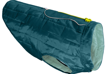 Kurgo Loft Reversible Waterproof Jacket – Ink Blue and Seaglass, Sea Green Mint, XL Size