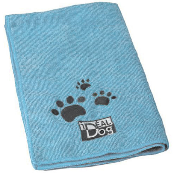Chadog Microfibre Towels – Set of 2 Highly Absorbent Light Blue Small Towels