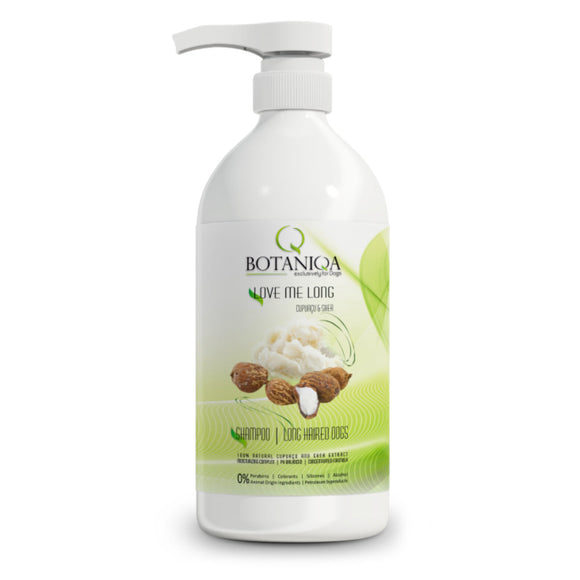 Botaniqa Love Me Long Cupuacu and Shea Shampoo – Nourishing Formula, 1L, Enhances Coat Shine