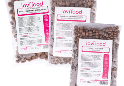 Lovi Food Sample Set – 3x100g Small Breed Dog Food, Premium Taste Selection