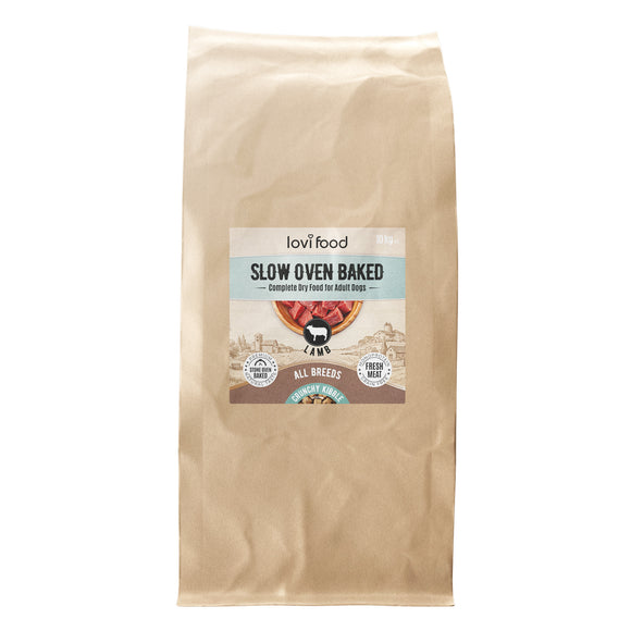 Lovi Food Slow Oven Baked Lamb – Mono-Protein Baked Dog Food, 10kg, Premium Quality