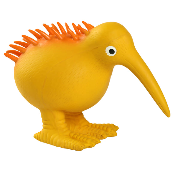 Kiwi Walker Whistle Figure Orange Squeaky Toy – Large, Durable Funny Bird Design