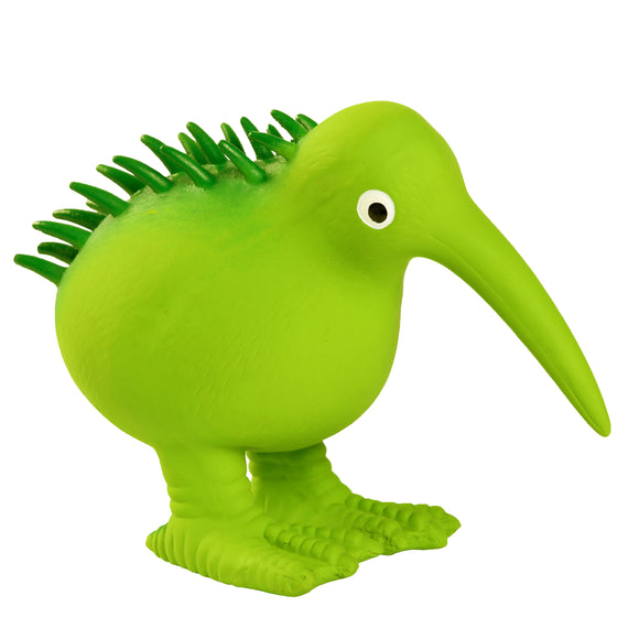 Kiwi Walker Whistle Figure Squeaky Toy – Funny Green Bird, Medium Size Durable Design