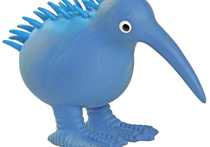 Kiwi Walker Whistle Figure Squeaky Toy – Large Blue Bird, Durable and Entertaining
