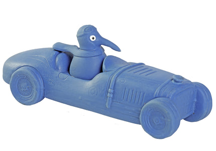 Kiwi Walker Racing Bugatii Squeaky Dog Toy – Blue Racer, Durable Playtime Fun