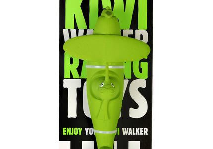 Kiwi Walker Racing Aero Squeaky Dog Toy – Durable Green Airplane Shape, Engaging Play