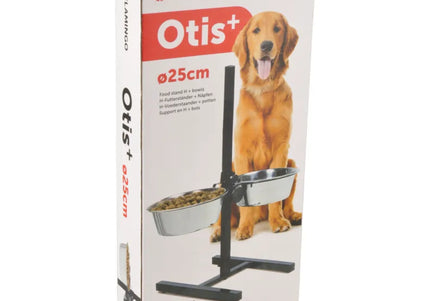 Flamingo Otis Food Stand – Medium Elevated Dog Bowls with Stable Non-Slip Base