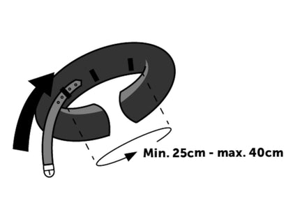 Flamingo Gofi Inflatable Recovery Collar XS – Soft Lightweight Design, Comfortable Fit