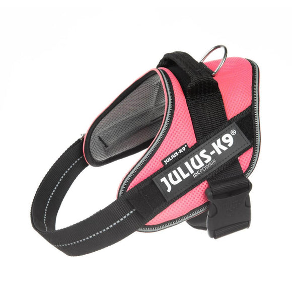 Julius K9 IDC Powair Harness Pink – Lightweight Breathable Mesh Dog Harness, Small Size