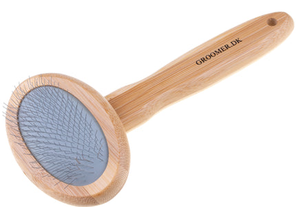 Groomer.dk Brush Volumizer – Medium Poodle Slicker Brush, Lightweight Ergonomic Design
